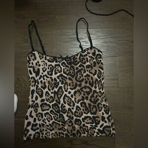 Leopard tank top